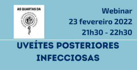 Em contagem decrescente para o webinar "Uveítes Posteriores Infecciosas"