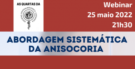 Em contagem decrescente para webinar sobre a abordagem sistemática da anisocoria