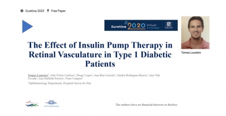 EURETINA 2020: “O tratamento com bomba infusora de Insulina tem um efeito protetor no desenvolvimento de retinopatia diabética”