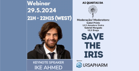 Webinar "Save the Iris" reúne especialistas para debater inovações em Oftalmologia