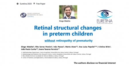 EURTINA 2020: “Retinal structural changes in preterm children whitout retinopaty of permaturity”